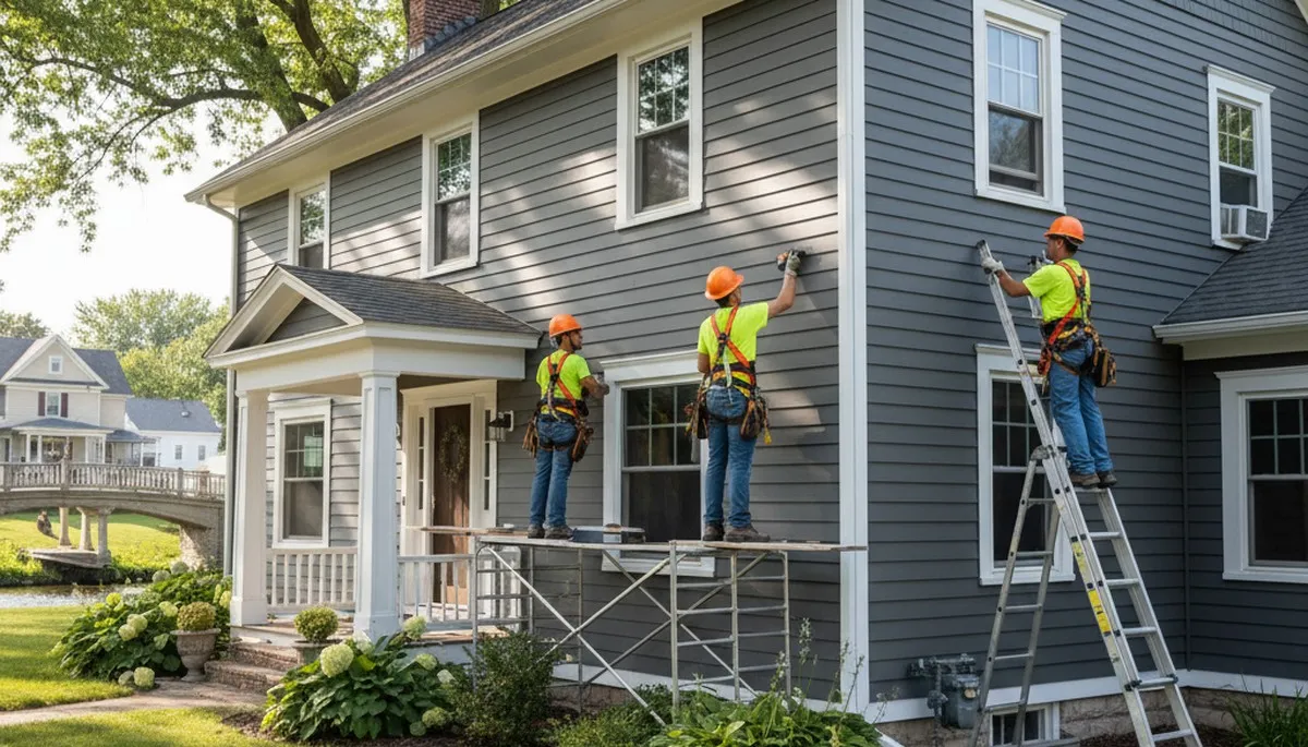 Vinyl siding installation for Rochester, NY homes by a professional siding contractor