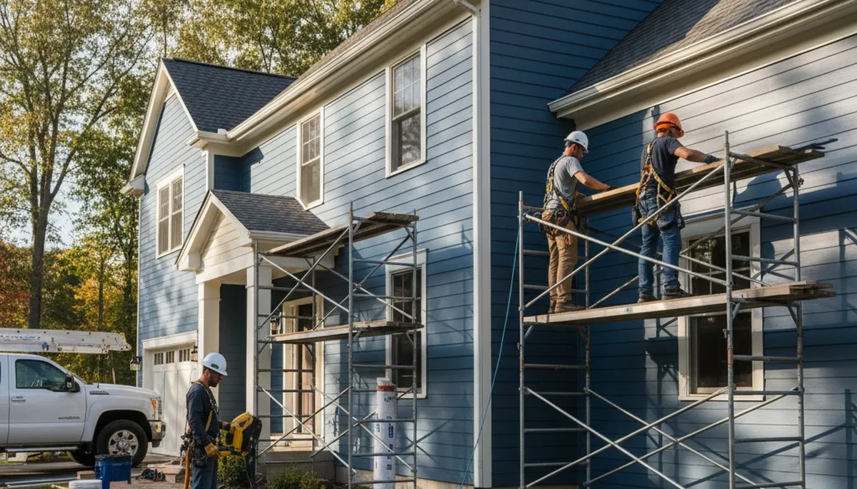Vinyl siding installation in Rochester, NY for a durable, weather-resistant home exterior
