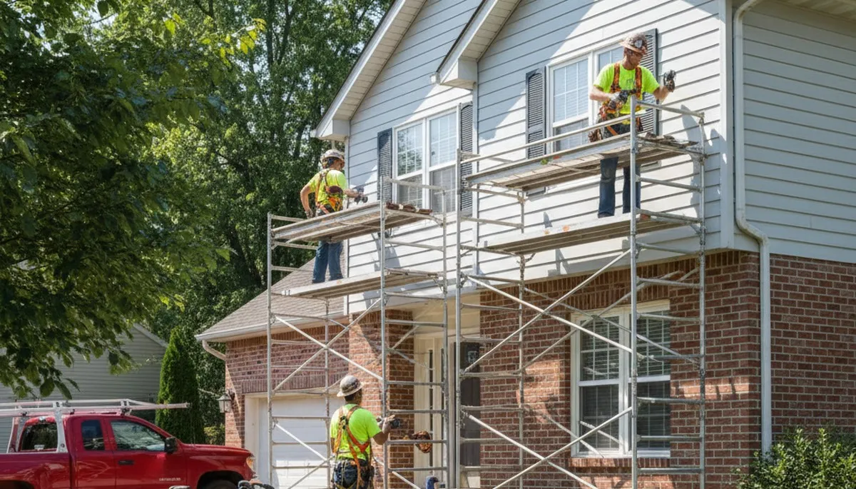 Vinyl siding installation in Rochester, NY by a professional siding contractor